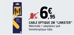 E.Leclerc Espace Culturel LINKSTER Cable optique 2m offre