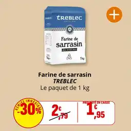 Coccinelle Supermarché Farine de sarrasin treblec offre