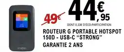 E.Leclerc Espace Culturel STRONG Routeur g portable hotspot 150d usb-c offre