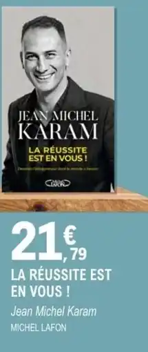 E.Leclerc Espace Culturel La réussite est en vous ! offre