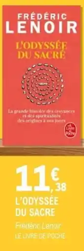 E.Leclerc Espace Culturel L'odyssée du sacre offre