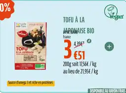 La Vie Claire LA VIE CLAIRE Tofu à la japonaise bio offre