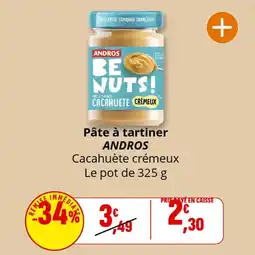 Coccinelle Supermarché Pâte à tartiner andros offre