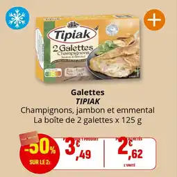 Coccinelle Supermarché Galettes tipiak offre