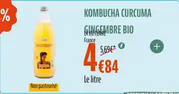 La Vie Claire LA VIE CLAIRE Kombucha curcuma gingembre bio offre