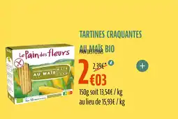 La Vie Claire LA VIE CLAIRE Tartines craquantes maïs offre
