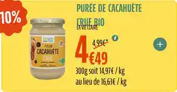 La Vie Claire LA VIE CLAIRE Purée de cacahuète crue bio offre