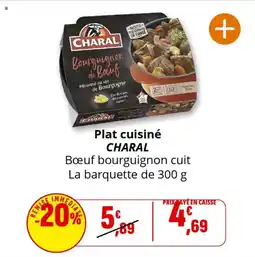 Coccinelle Supermarché Plat cuisiné charal offre