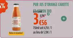 La Vie Claire LA VIE CLAIRE Pur jus d'orange carotte et citron bio offre