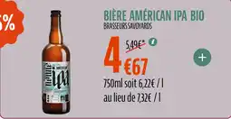 La Vie Claire BRASSEURS SAVOYARDS Bière américan ipa bio offre