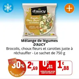 Coccinelle Supermarché Mélange de légumes d'aucy offre