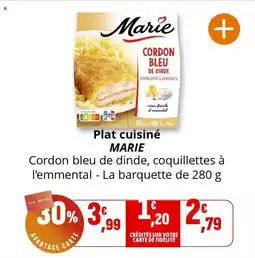 Coccinelle Supermarché Plat cuisiné marie offre