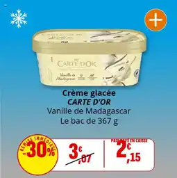 Coccinelle Supermarché Crème glacée carte d'or offre