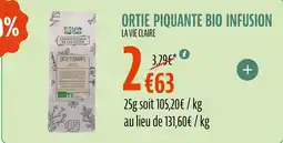 La Vie Claire LA VIE CLAIRE Ortie piquante bio infusion offre
