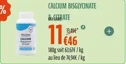 La Vie Claire VITA CLAIRE Calcium bisglycinate & citrate offre