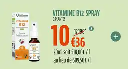 La Vie Claire D.PLANTES Vitamine b12 spray offre