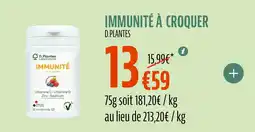 La Vie Claire D.PLANTES Immunité à croquer offre