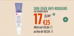 La Vie Claire EAU THERMALE JONZAC Soin léger anti-rougeurs offre