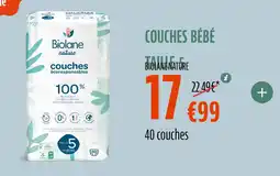 La Vie Claire BIOLANE NATURE Couches bébé taille 5 offre