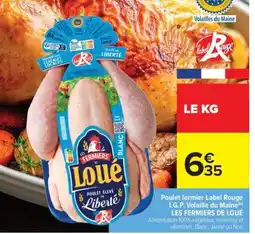Carrefour Market Poulet FERMIER Label Rouge offre