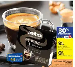 Carrefour Market Lavazza Espresso Italiano Classico offre