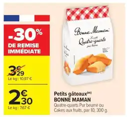 Carrefour Market Petits Gateaux Bonne Maman offre