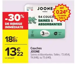 Carrefour Market Couches JOONE offre