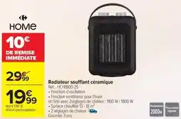 Carrefour Carrefour - radiateur soufflant céramique offre