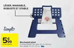 Carrefour Simply - marchepied pliant offre