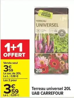 Carrefour Carrefour - terreau universel uab offre