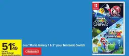 Carrefour Nintendo - jeu mario galaxy 1 & 2 pour switch offre