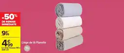 Carrefour Tex - linge de lit flanelle offre