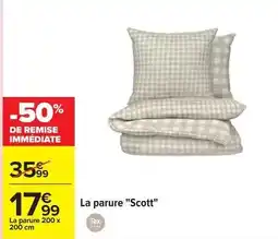 Carrefour Tex - la parure scott offre