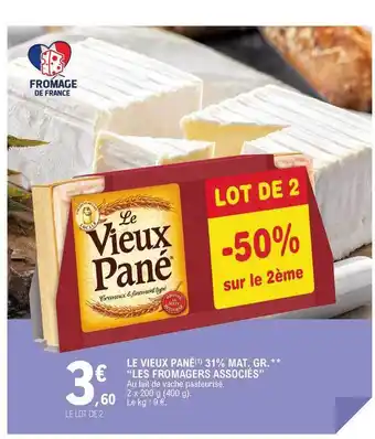 E.Leclerc Le Vieux Pané 31% Mat. Gr. offre