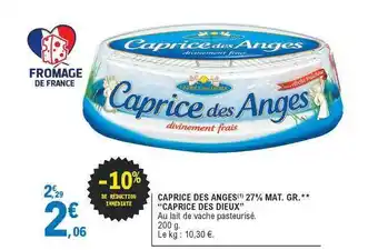E.Leclerc Caprice Des Anges 27% Mat. Gr. offre