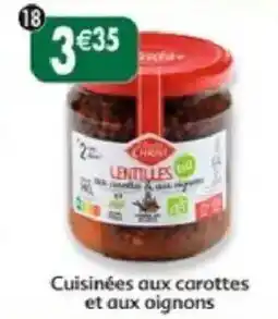 Maximo Lentilles cuisinées aux carottes et aux oignons offre
