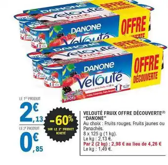 E.Leclerc Velouté Fruix Offre Découverte offre