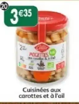 Maximo Mogettes cuisinées aux carottes et à l'ail offre