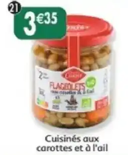 Maximo Flageolets cuisinés aux carottes et à l'ail offre