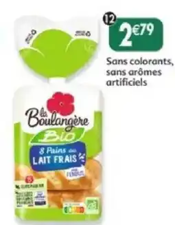 Maximo 8 pains au lait déjà fendus offre