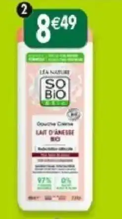 Maximo Douche crème hydratante au lait d'ânesse offre