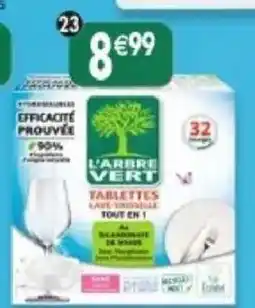 Maximo 32 tablettes lave-vaisselle tout en offre