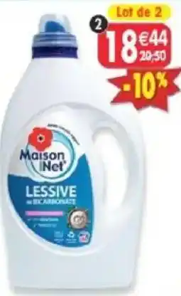 Maximo Lot de 2 lessives au bicarbonate offre