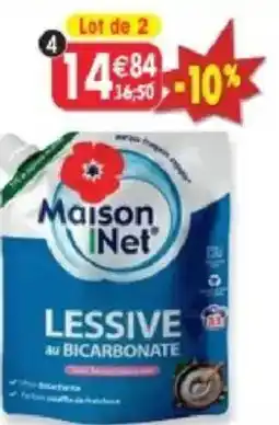 Maximo Lot de 2 recharges de lessive au bicarbonate offre