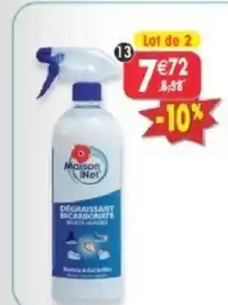 Maximo Lot de 2 dégraissants bicarbonate offre