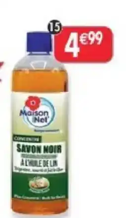 Maximo Savon noir liquide à l'huile de lin offre