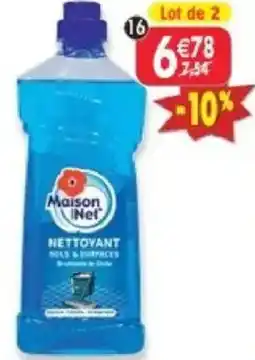 Maximo Lot de 2 nettoyants sols & surfaces au bicarbonate de soude offre