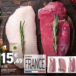 Intermarché MAGRET DE CANARD IGP SUD OUEST X3 offre