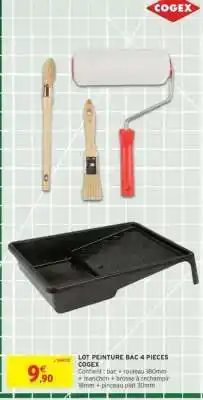 Intermarché LOT PEINTURE BAC 4 PIECES COGEX offre