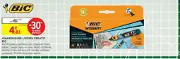 Intermarché 4 Marqueurs Loisirs Creatif BIC offre